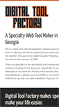 Mobile Screenshot of digitaltoolfactory.net